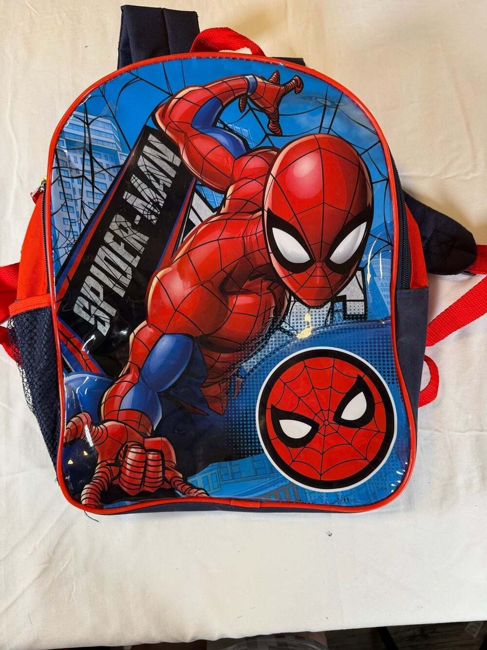Marvel Spider-Man 15-Inch Kids Backpack with Side Mesh Pocket